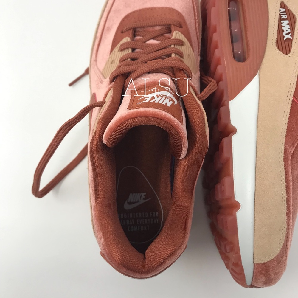 NWT Nike Air Max 90 LuX Dusty Peach🍑W AUTHENTIC - Picture 8 of 8